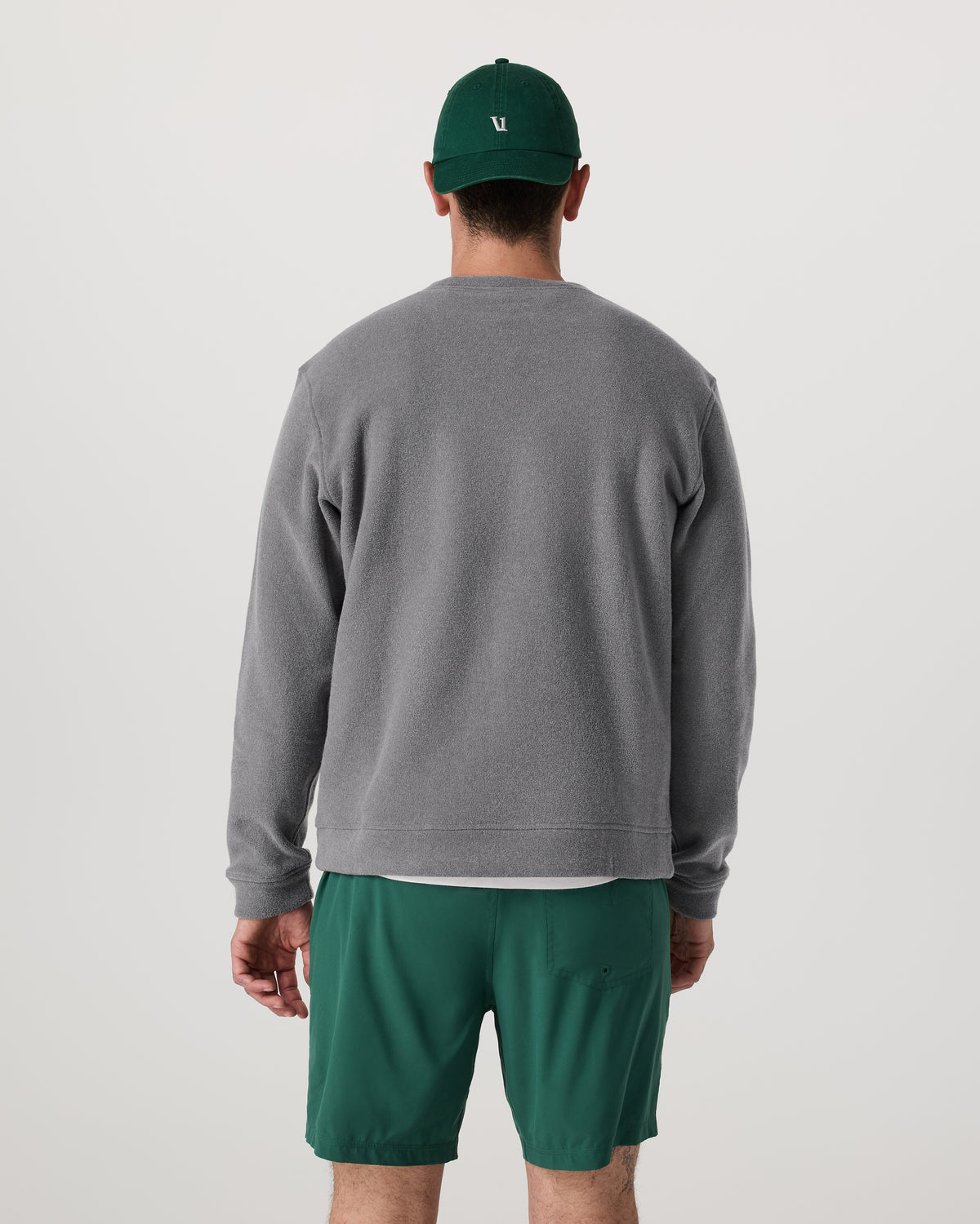 Beach Fleece Crew Men's Pinecone Heather Crewneck | Vuori Sale
