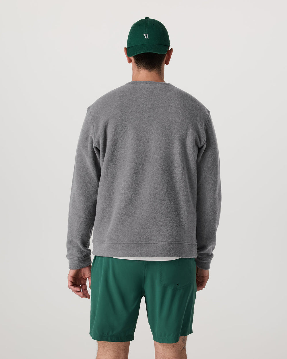 Beach Fleece Crew Men's Pinecone Heather Crewneck | Vuori Sale
