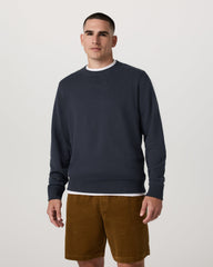 Cypress Logo Crew Men's Navy Sweatshirt | Vuori For sale