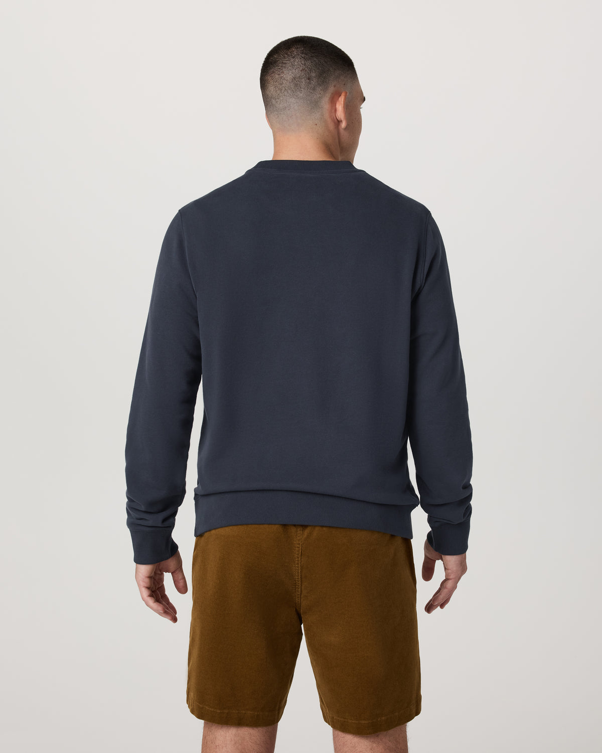 Cypress Logo Crew Men's Navy Sweatshirt | Vuori For sale