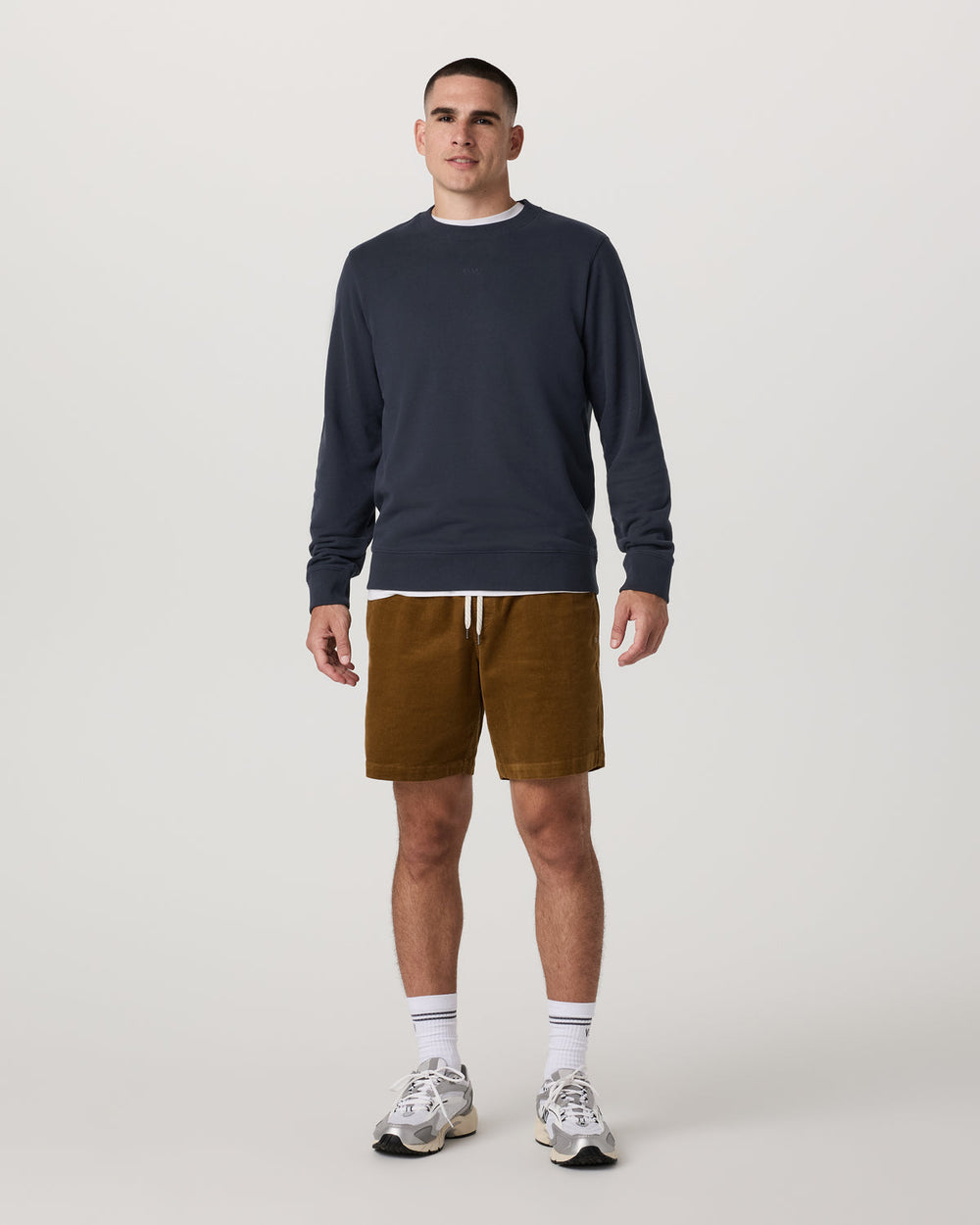 Cypress Logo Crew Men's Navy Sweatshirt | Vuori For sale