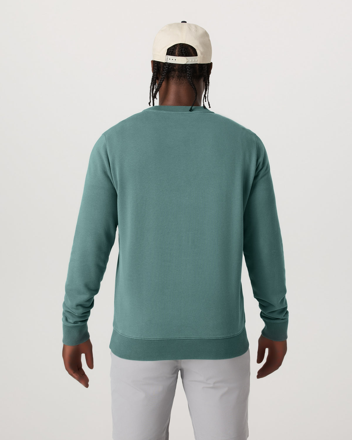 Cypress Logo Crew Men's Bluegrass Sweatshirt | Vuori Outlet