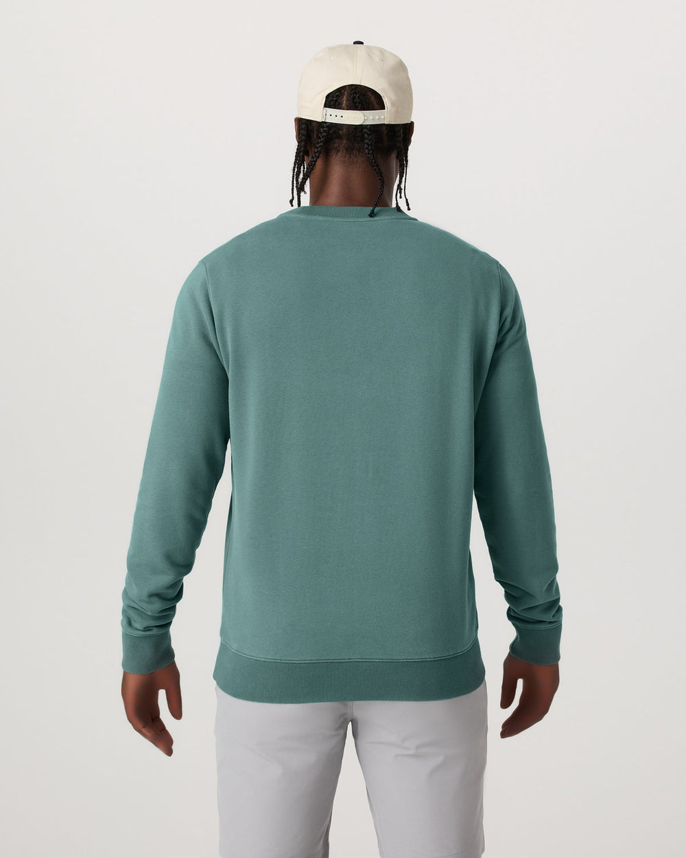 Cypress Logo Crew Men's Bluegrass Sweatshirt | Vuori Outlet