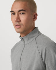Coronado Novelty Full Zip Men's Driftwood Heather Jacket | Vuori US