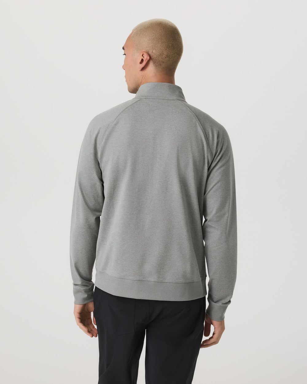 Coronado Novelty Full Zip Men's Driftwood Heather Jacket | Vuori US