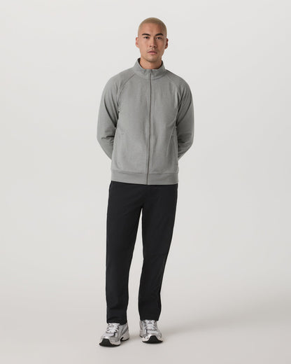Coronado Novelty Full Zip Men's Driftwood Heather Jacket | Vuori US