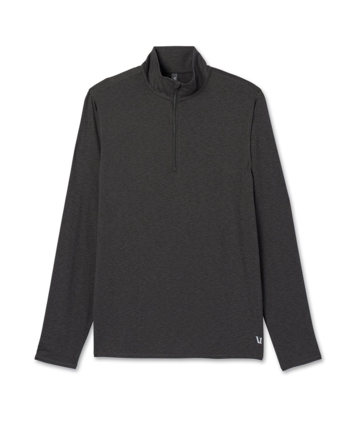 Ease Performance Half Zip 2.0 Charcoal Heather | Vuori Clothing