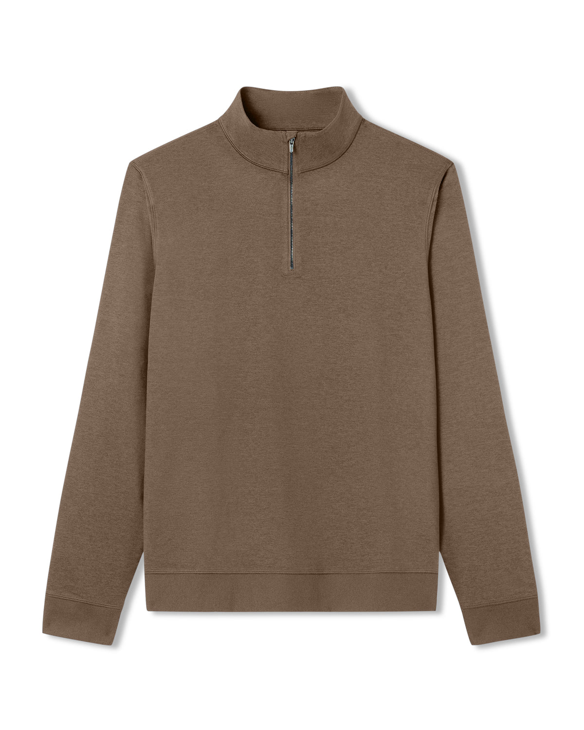 Coronado 1/2 Zip Men's Espresso Heather Pullover | Vuori Sale