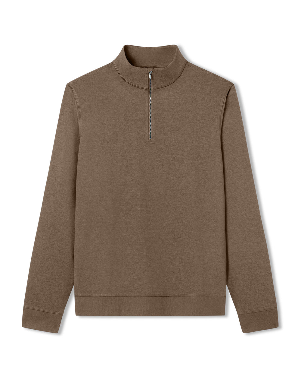 Coronado 1/2 Zip Men's Espresso Heather Pullover | Vuori Sale