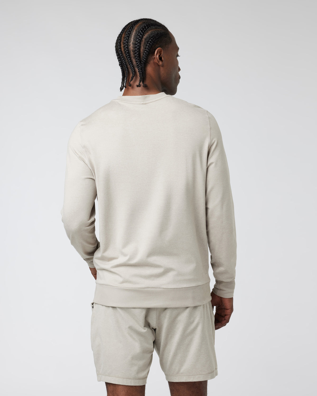 Ponto Performance Crew Dark Salt Heather Pullover | Vuori For sale