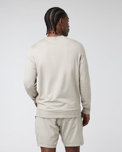 Ponto Performance Crew Dark Salt Heather Pullover | Vuori For sale