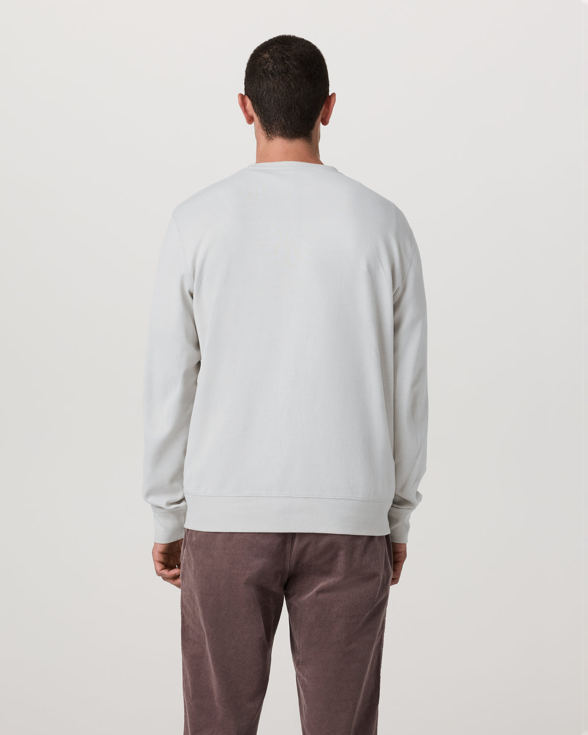 Jeffreys Crew 2.0 Men's Winter Grey Heather Pullover | Vuori Online