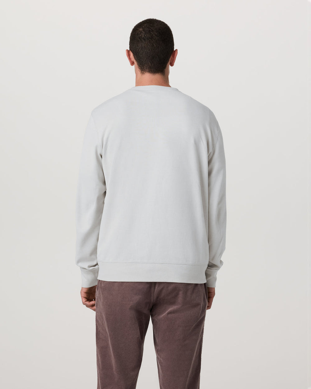 Jeffreys Crew 2.0 Men's Winter Grey Heather Pullover | Vuori Online