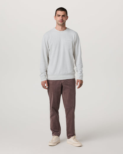 Jeffreys Crew 2.0 Men's Winter Grey Heather Pullover | Vuori Online
