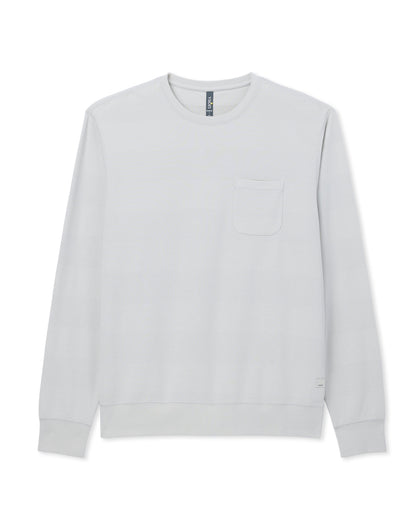 Jeffreys Crew 2.0 Men's Winter Grey Heather Pullover | Vuori Online