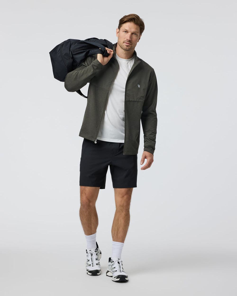 Sunday Element Track Jacket Kale Heather | Vuori Outlet