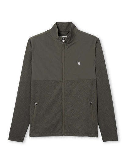 Sunday Element Track Jacket Kale Heather | Vuori Outlet