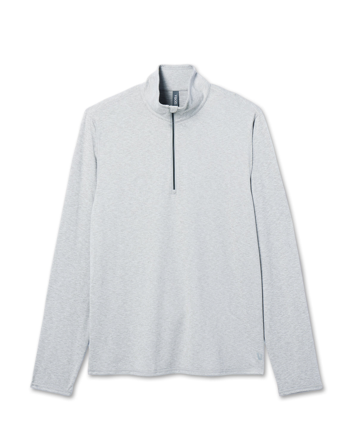 Ease Performance Half Zip 2.0 Light Heather Grey | Vuori US