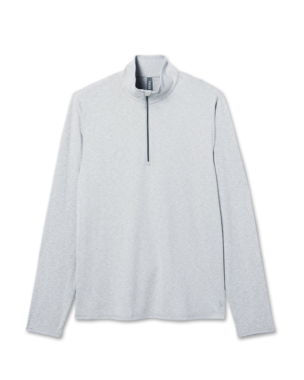 Ease Performance Half Zip 2.0 Light Heather Grey | Vuori US
