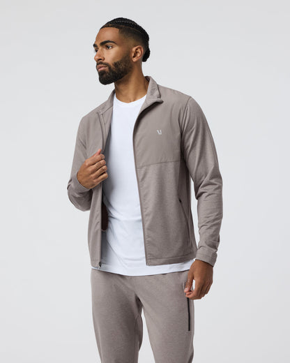 Sunday Element Track Jacket Mocha Heather | Vuori Sale