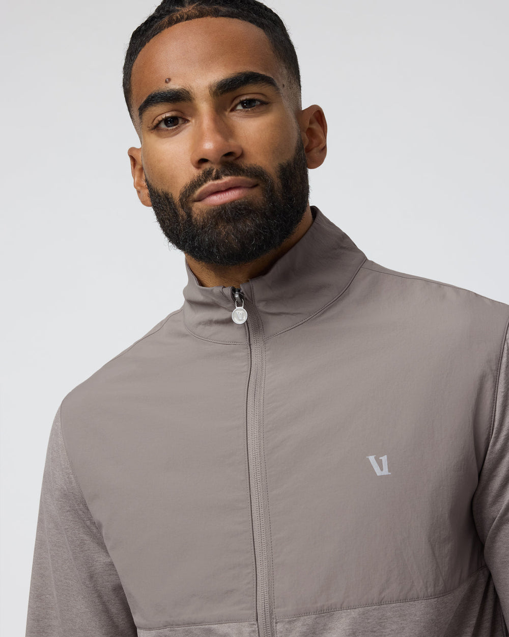 Sunday Element Track Jacket Mocha Heather | Vuori Sale