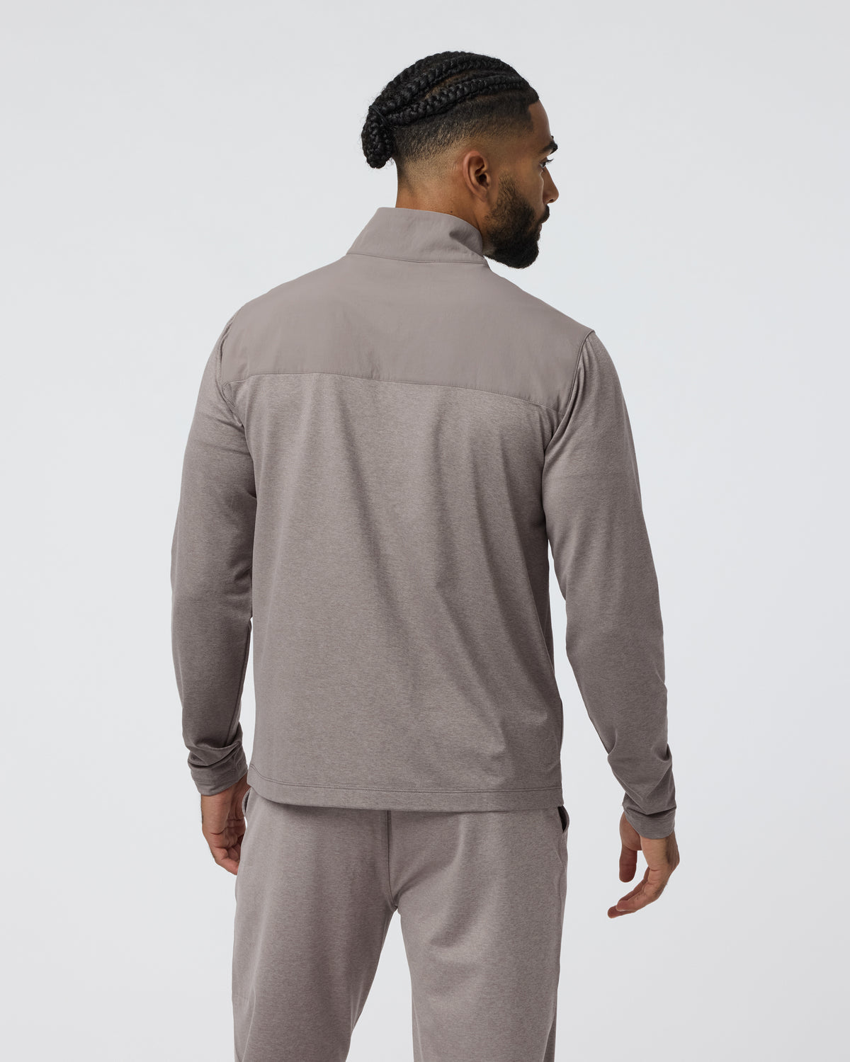 Sunday Element Track Jacket Mocha Heather | Vuori Sale