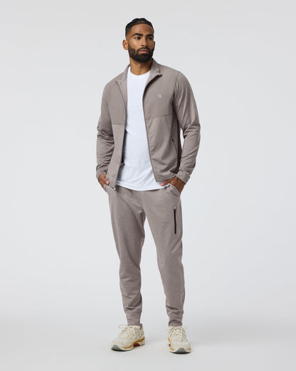 Sunday Element Track Jacket Mocha Heather | Vuori Sale