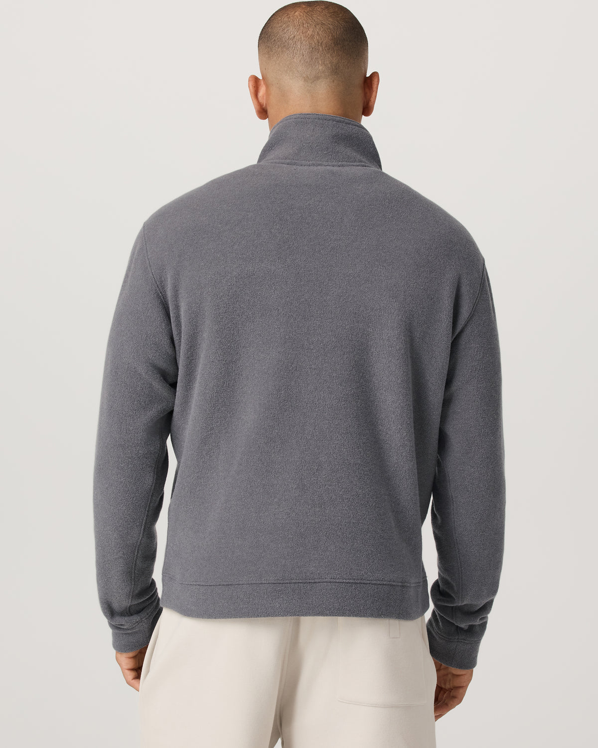 Beach Fleece 1/2 Zip - Relaxed Pinecone Heather Pullover | Vuori For sale