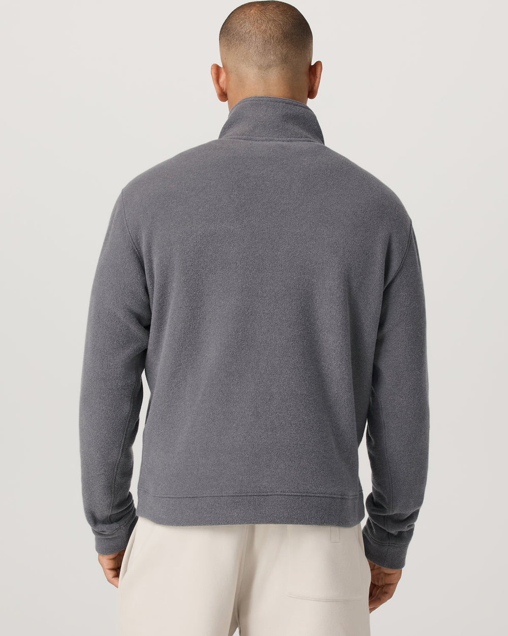 Beach Fleece 1/2 Zip - Relaxed Pinecone Heather Pullover | Vuori For sale