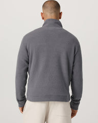 Beach Fleece 1/2 Zip - Relaxed Pinecone Heather Pullover | Vuori For sale