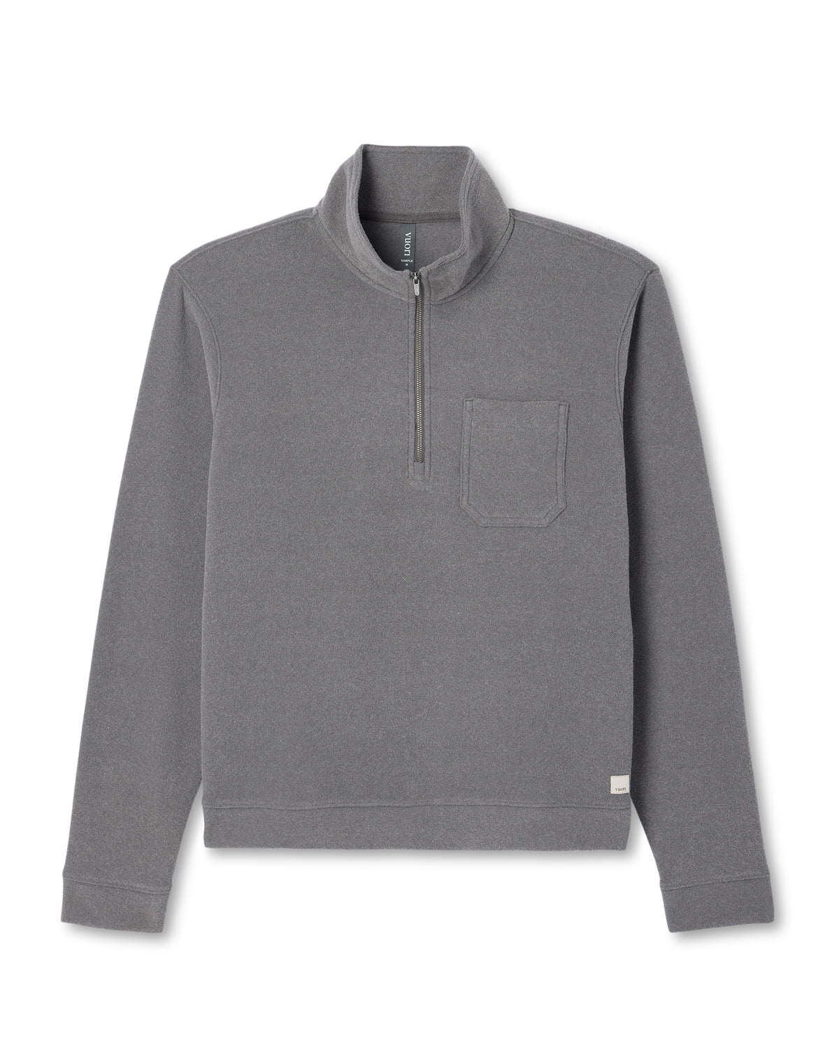 Beach Fleece 1/2 Zip - Relaxed Pinecone Heather Pullover | Vuori For sale