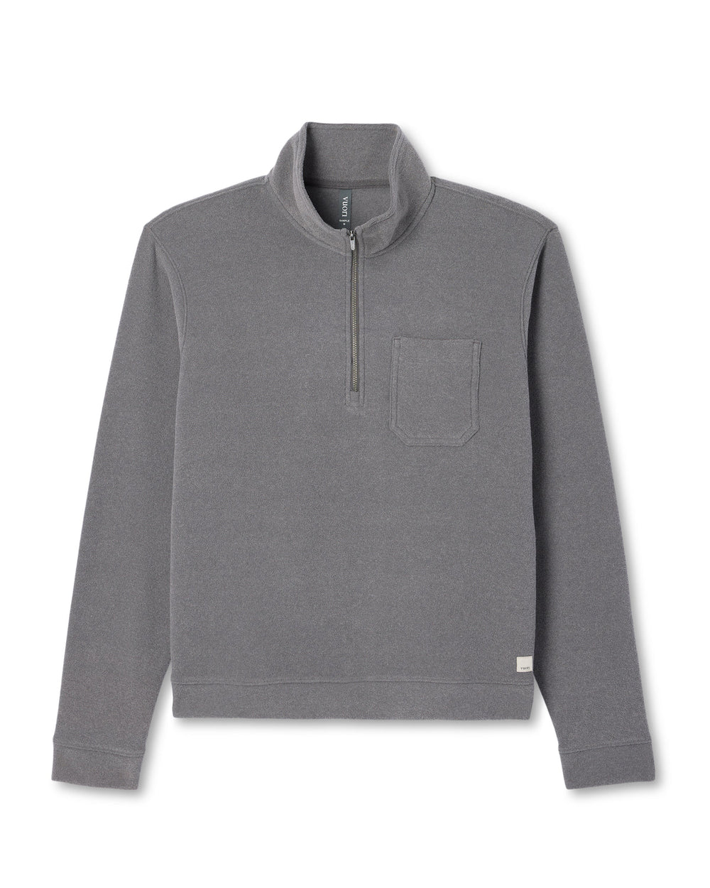 Beach Fleece 1/2 Zip - Relaxed Pinecone Heather Pullover | Vuori For sale