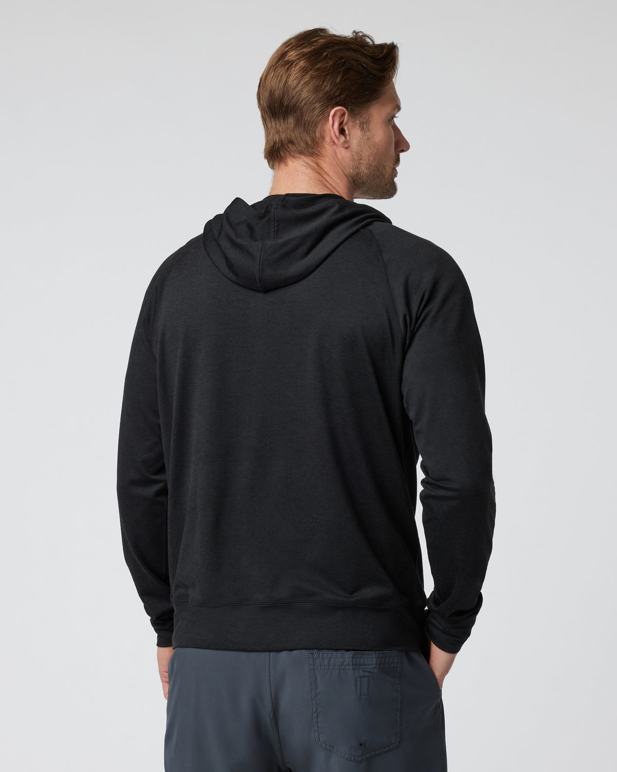 Ponto Performance Half Zip Hoodie Men's Black Half Zip | Vuori Online