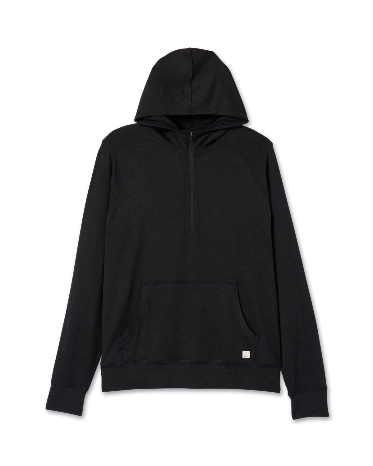 Ponto Performance Half Zip Hoodie Men's Black Half Zip | Vuori Online
