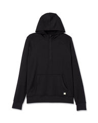 Ponto Performance Half Zip Hoodie Men's Black Half Zip | Vuori Online