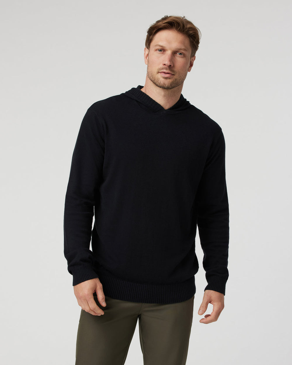 Fluent Sweater Hoodie Black Cotton Cashmere Hoodie | Vuori Outlet