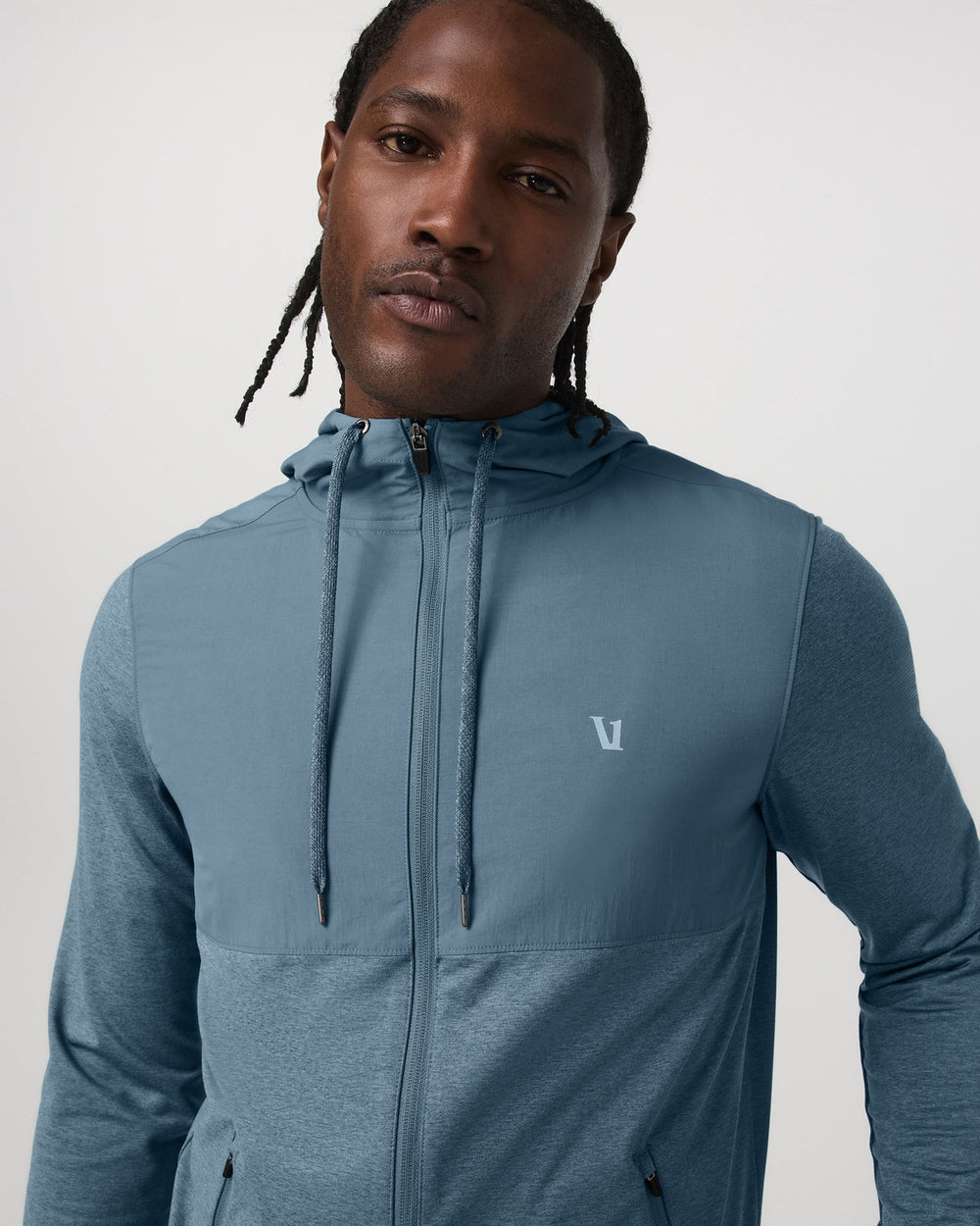 Sunday Element Jacket Men's Smoke Blue Heather Jacket | Vuori US