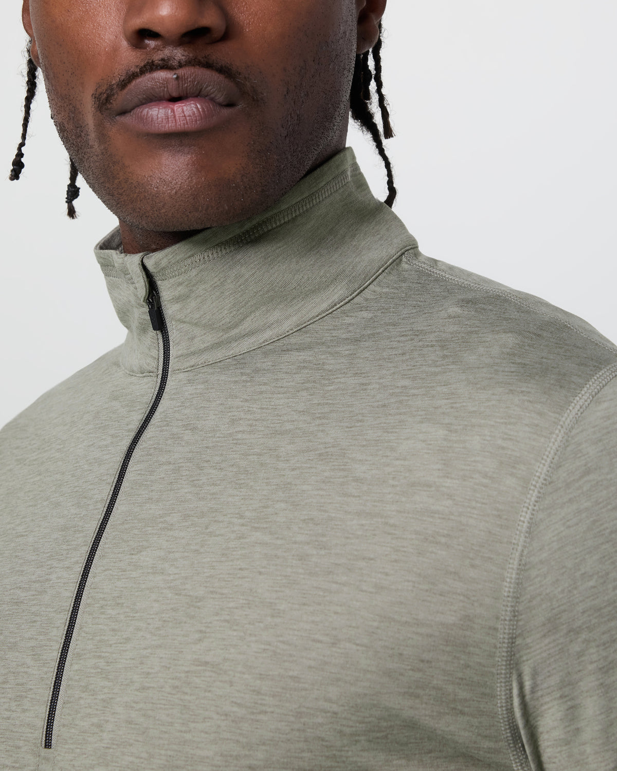 Ease Performance Half Zip 2.0 Laurel Heather | Vuori