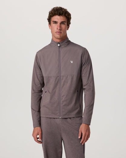 Men's Sunday Element Track Jacket Huckleberry Heather | Vuori On sale