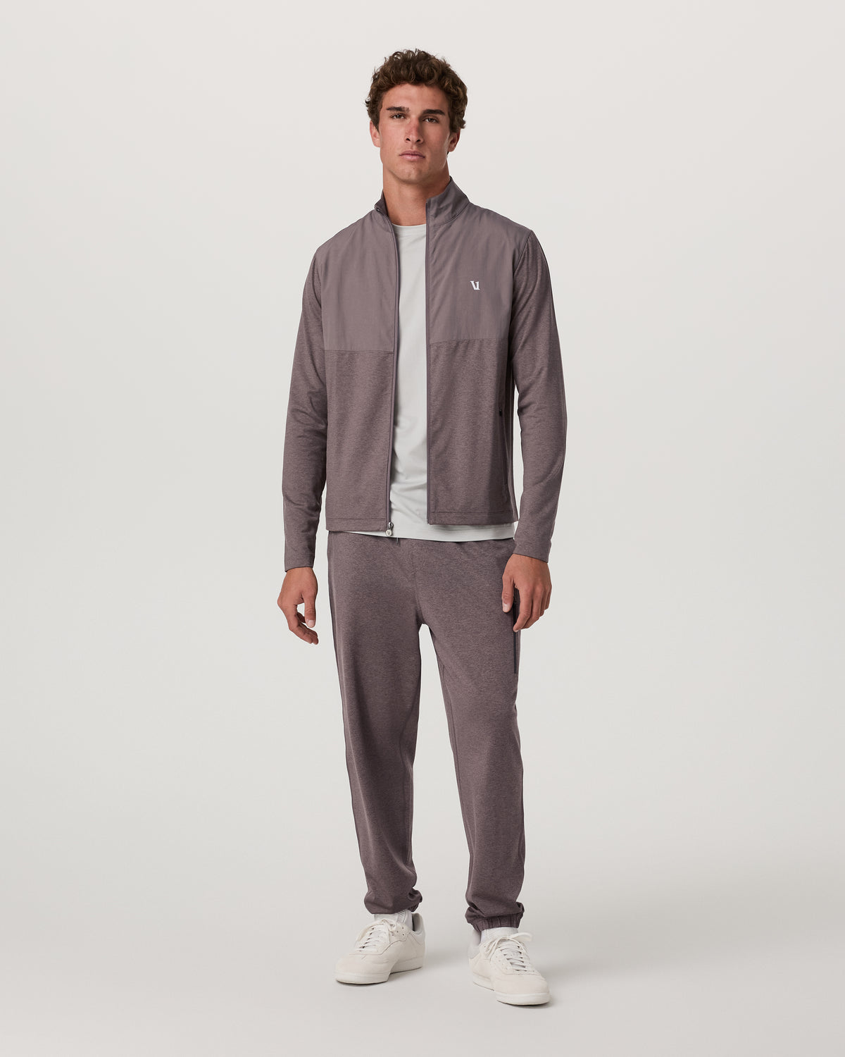 Men's Sunday Element Track Jacket Huckleberry Heather | Vuori On sale