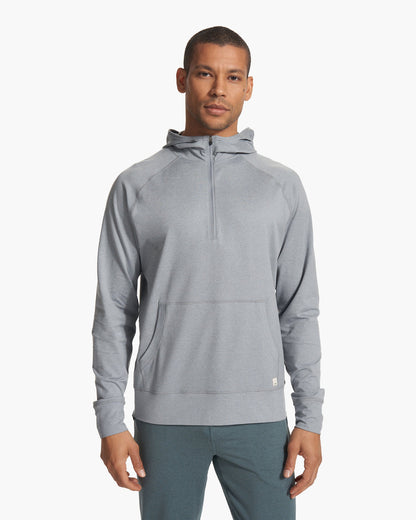 Ponto Performance Half Zip Hoodie Steel Heather | Vuori Outlet