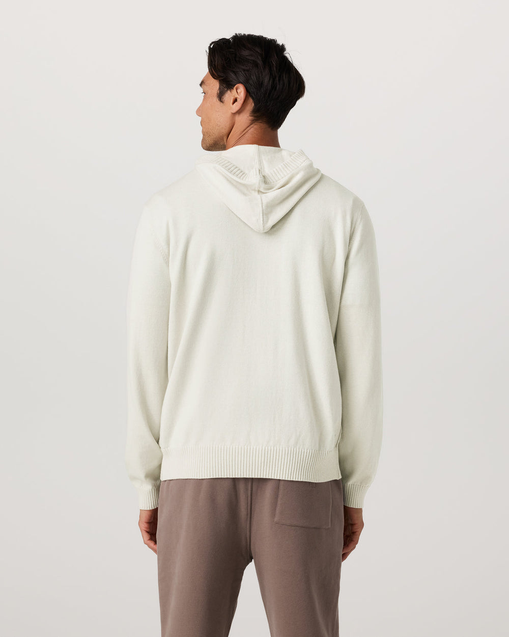 Fluent Sweater Hoodie Men's Winter Grey Cashmere Hoodie | Vuori US
