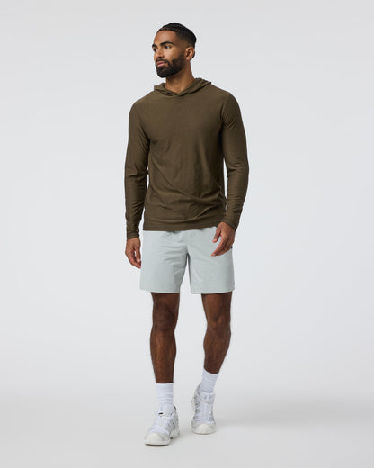 Strato Tech Hoodie Men's Moss Green Workout Hoodie | Vuori Clothing