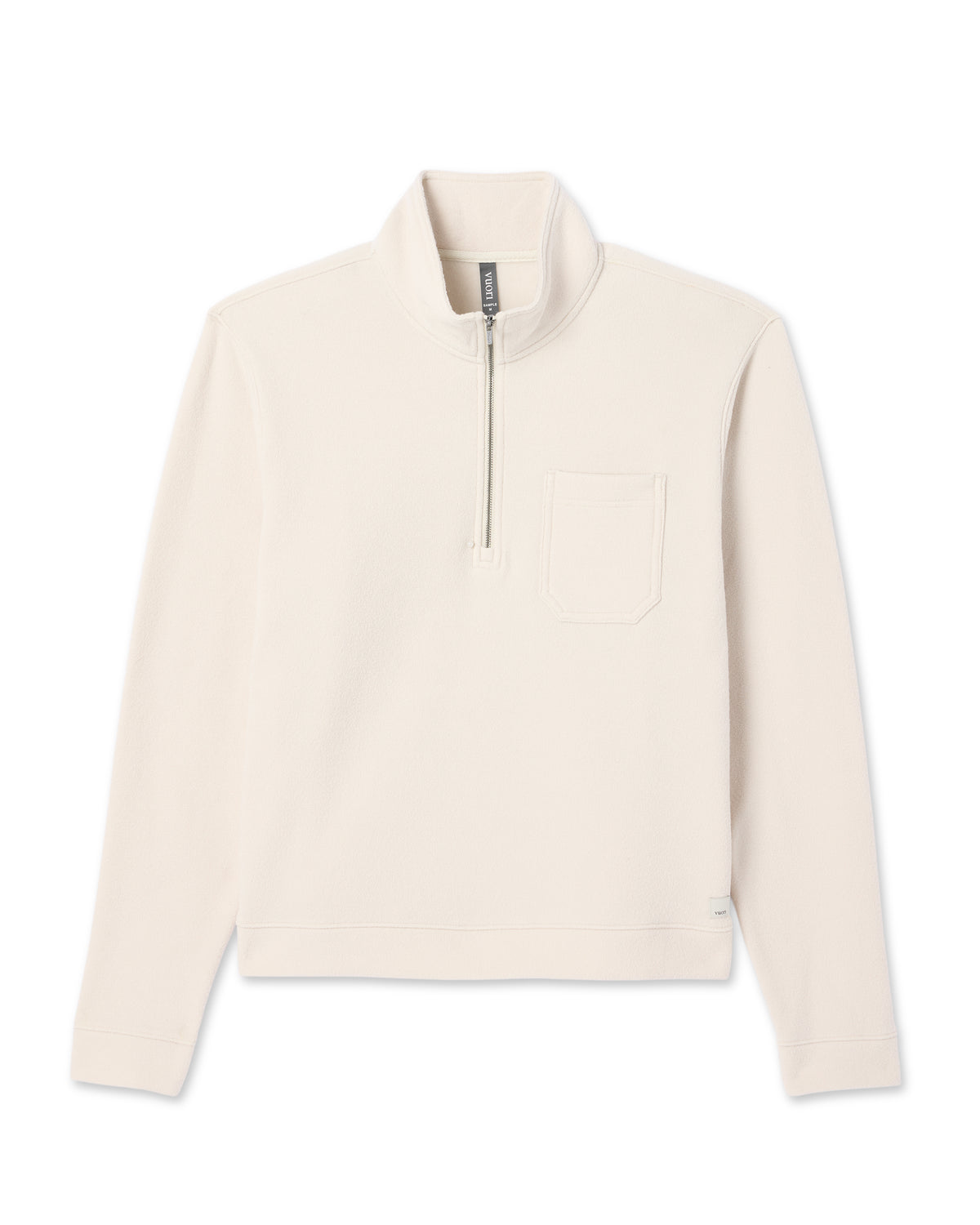 Beach Fleece 1/2 Zip - Relaxed Bone Heather Pullover | Vuori