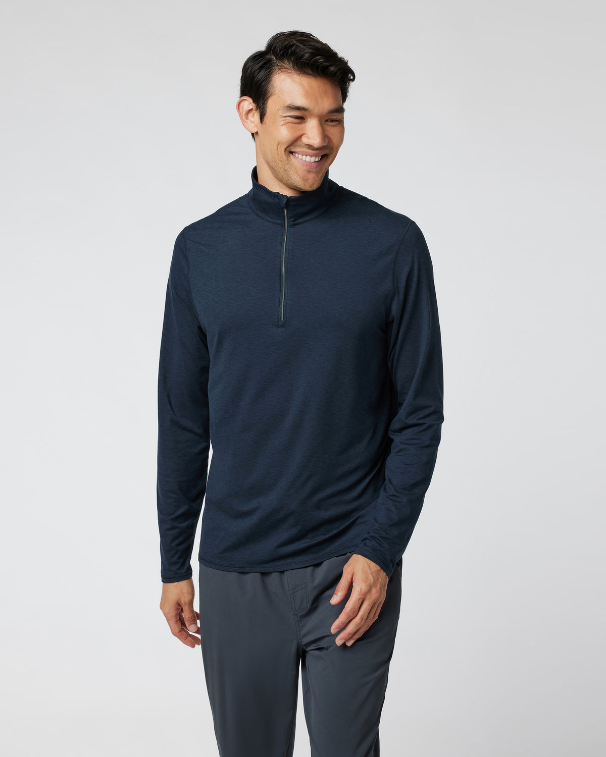 Ease Performance Half Zip 2.0 Ink Heather | Vuori Discount