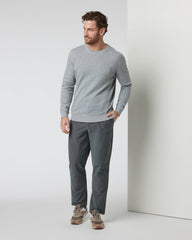 Jeffreys Pullover Heather Grey Pullover Clothing | Vuori For sale