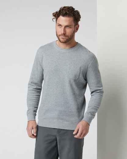 Jeffreys Pullover Heather Grey Pullover Clothing | Vuori For sale