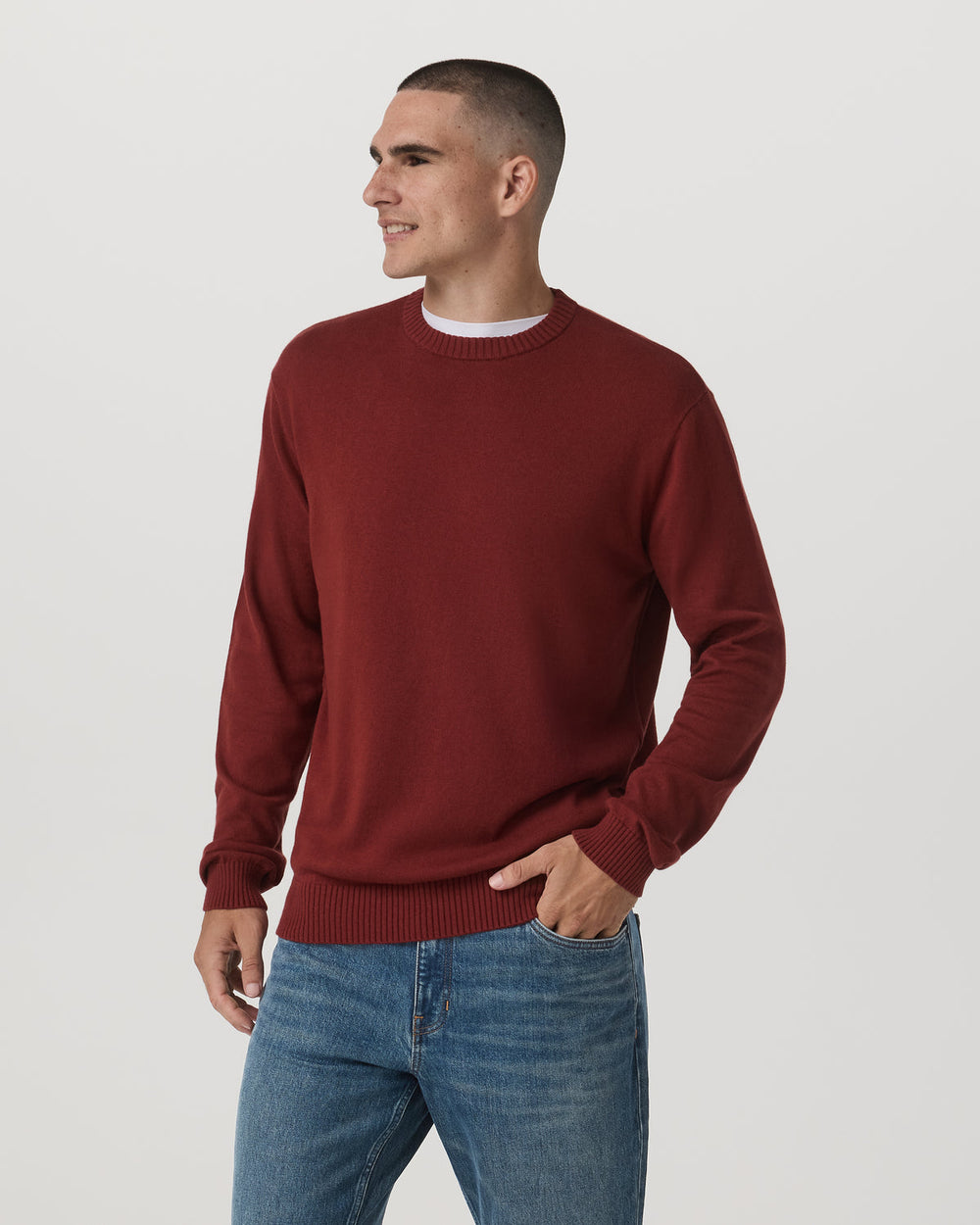 Fluent Sweater Men's Spiced Apple Cashmere Sweater | Vuori Outlet