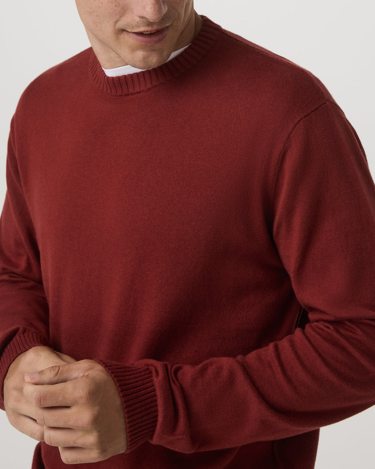 Fluent Sweater Men's Spiced Apple Cashmere Sweater | Vuori Outlet