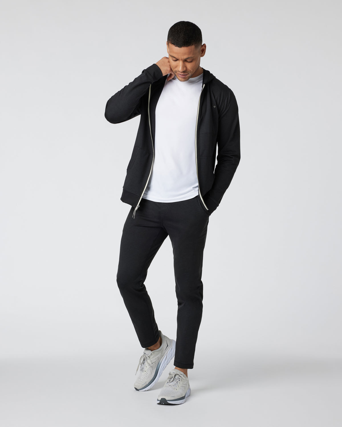 Coronado Hoodie Men's Black Zip Up Hoodie | Vuori US